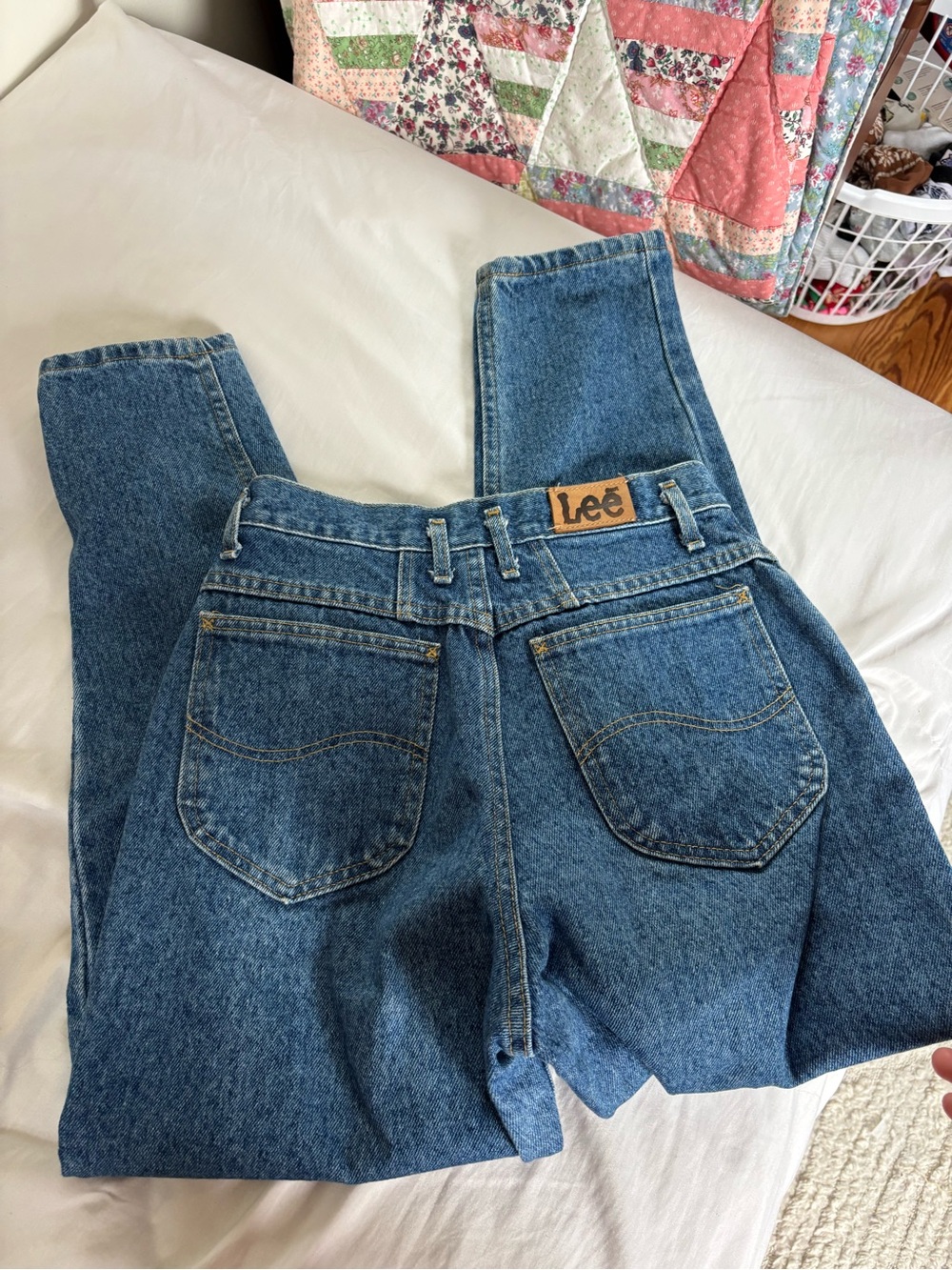 Lee High-Rise Classic Blue Jeans for Women